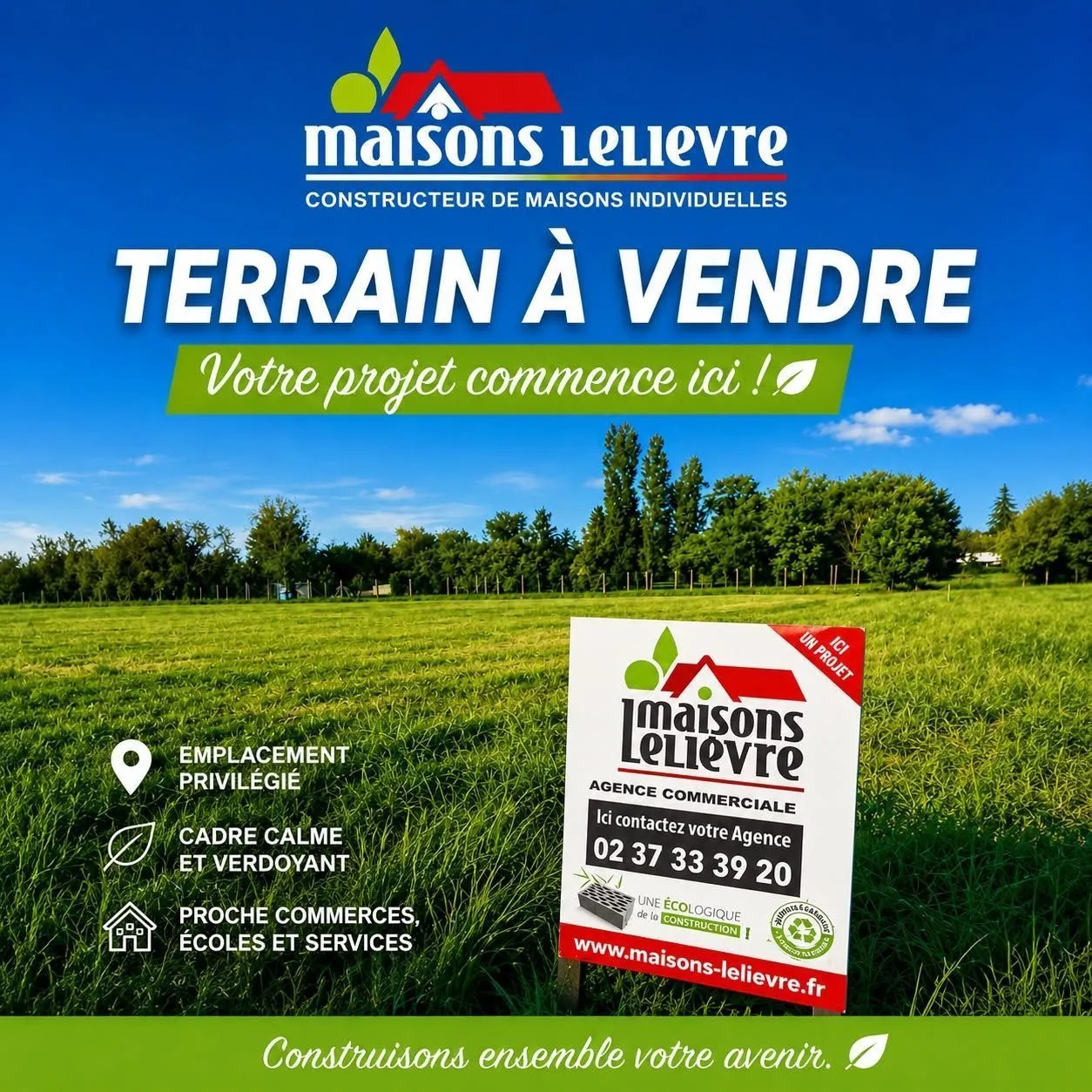 Terrain à bâtir 400 m² à Mézy-sur-Seine (78250)