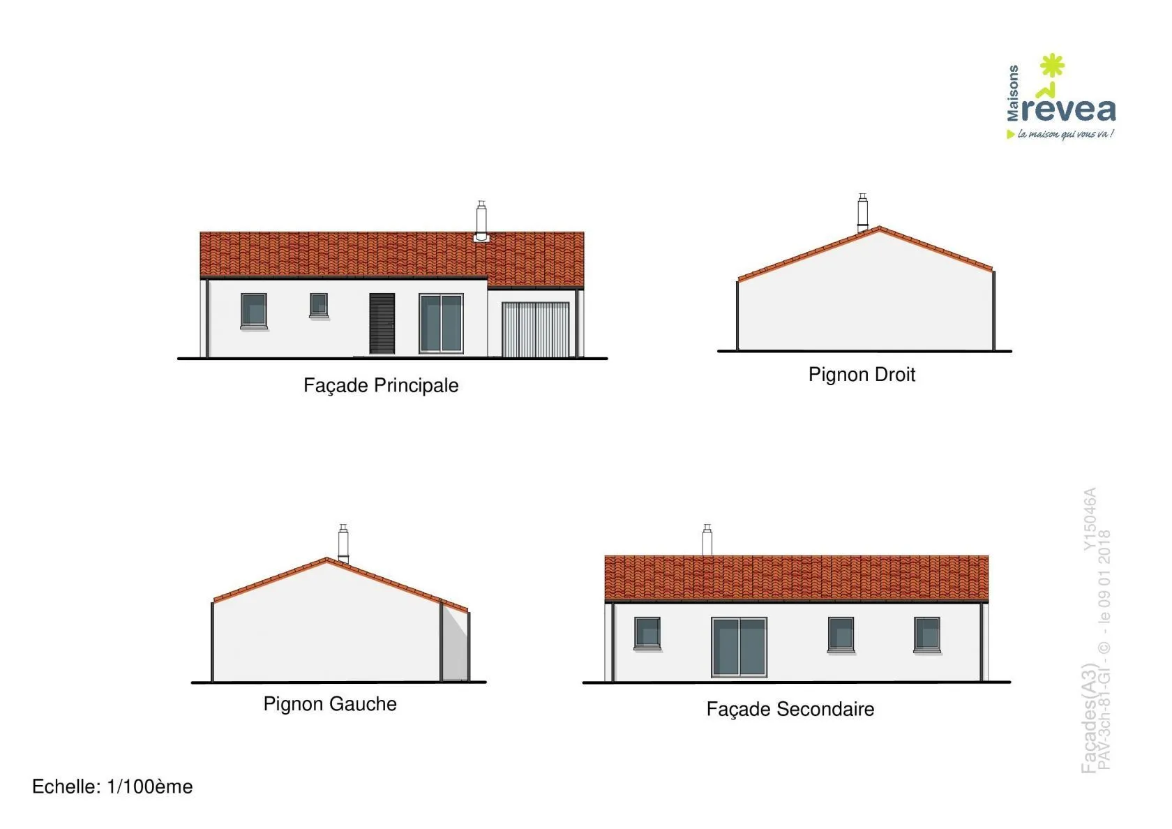 Maison neuve 81 m² à Geneston (44140)