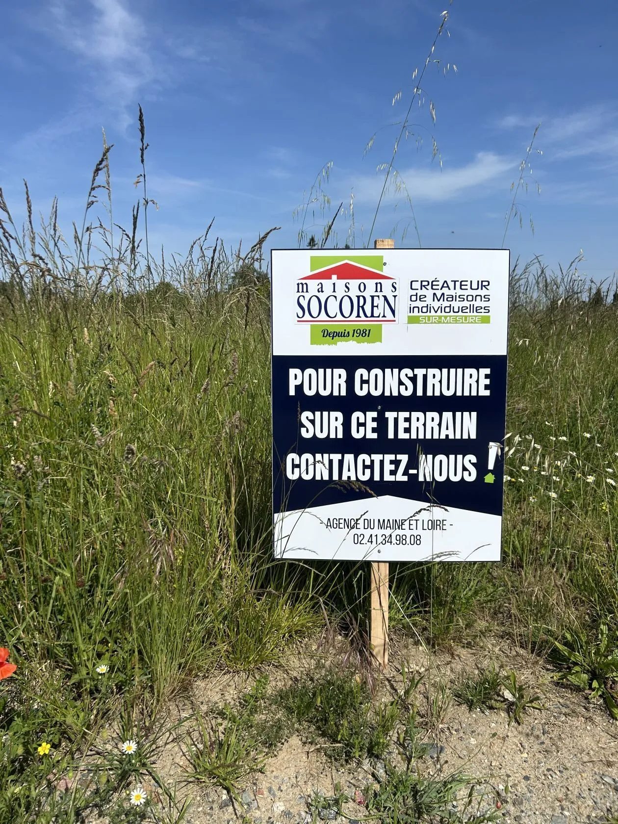 Terrain à bâtir 348 m² à Châteauneuf-sur-Sarthe (49330)