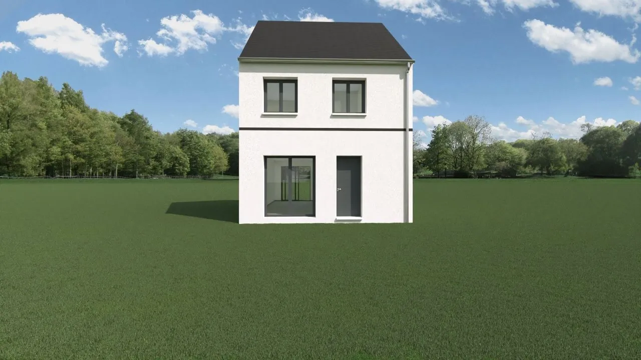 R+1 90 m² — modèle de maison