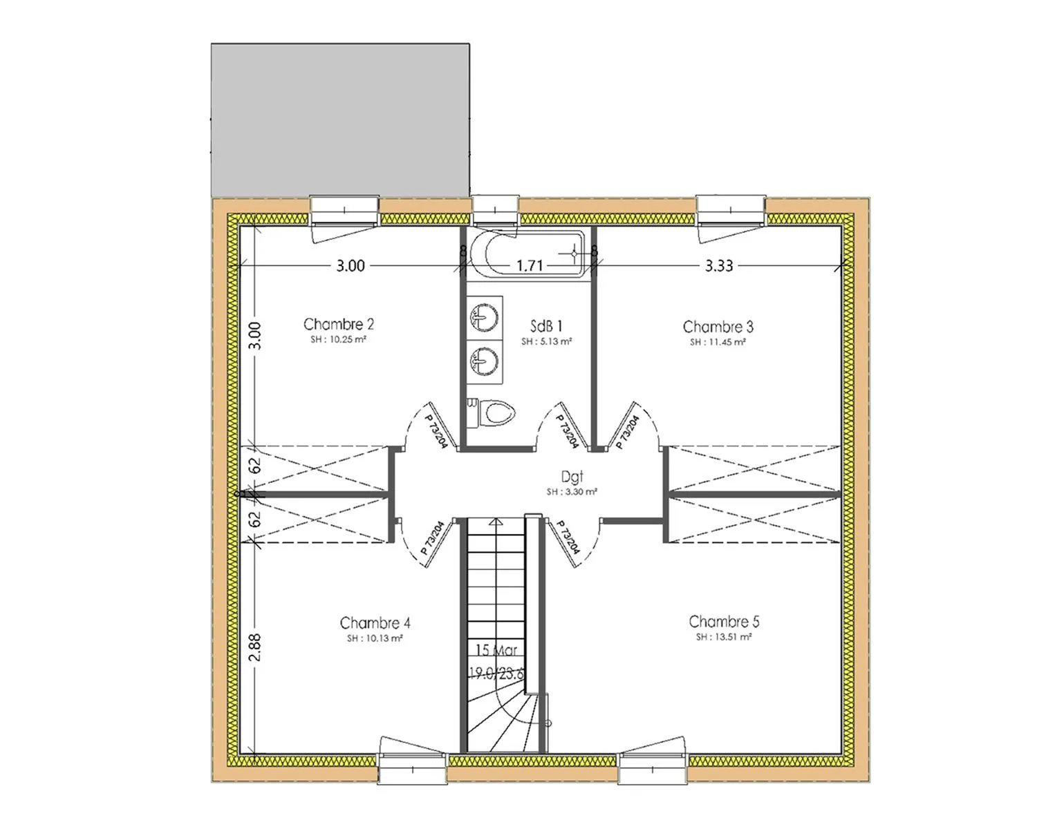 Maison neuve 100 m² à Besné (44160)