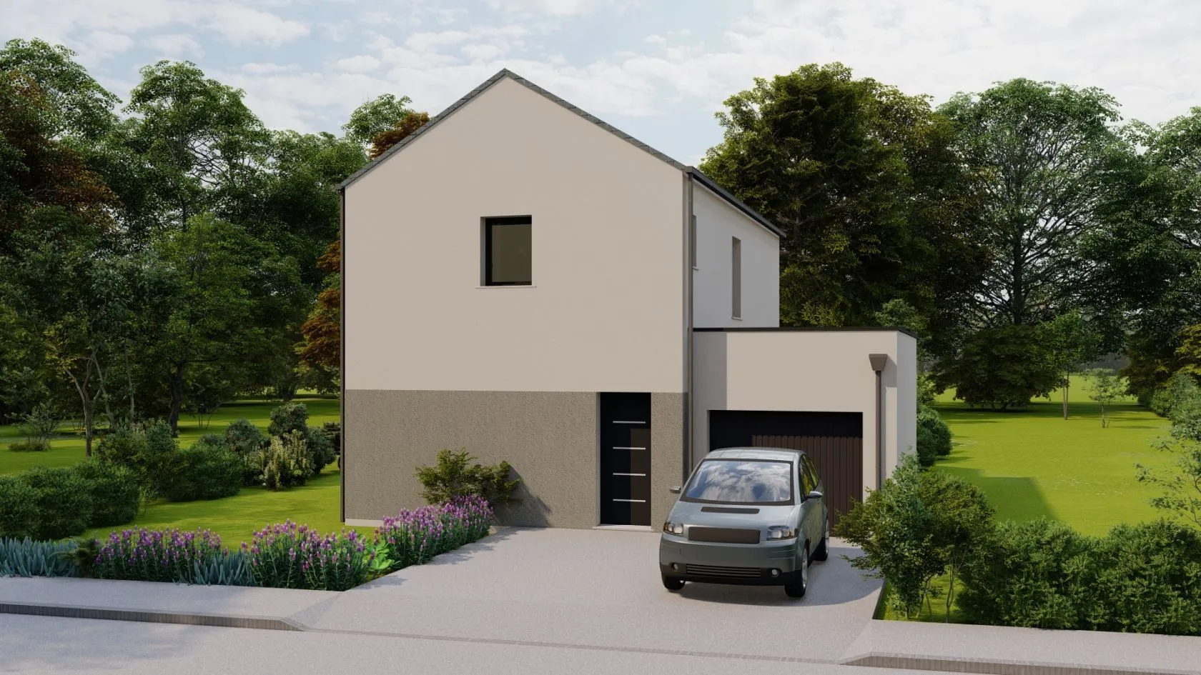 Maison neuve 114 m² à Ambon (56190)