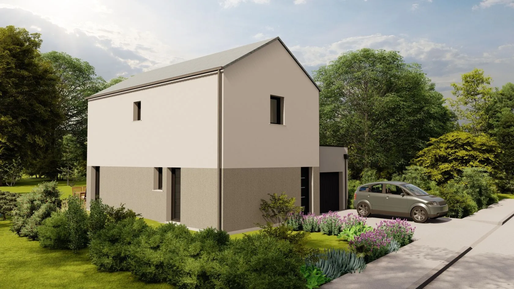 Maison neuve 114 m² à Ambon (56190)