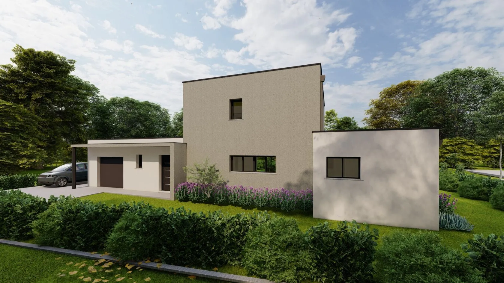 Maison neuve à La Vraie-Croix