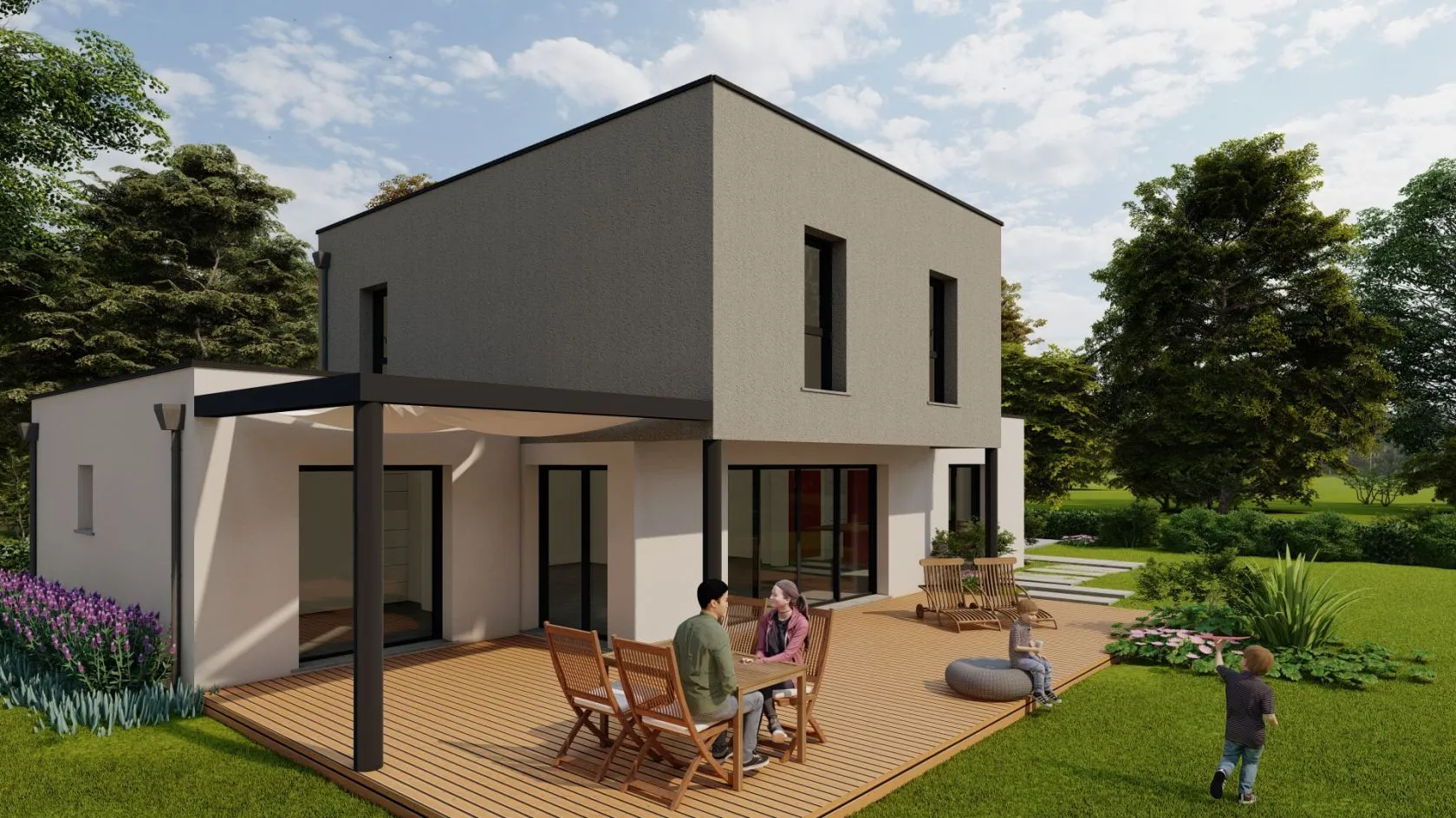 Maison neuve 167 m² à Damgan (56750)