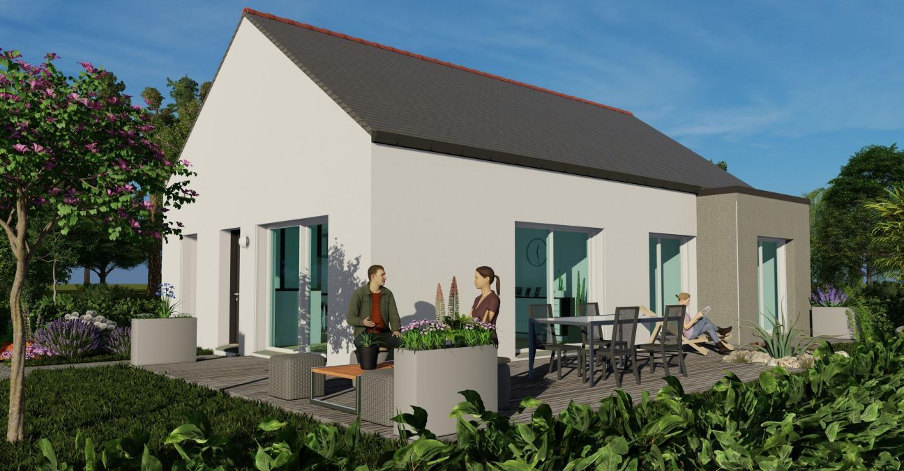 Maison neuve 81 m² à Ambon (56190)