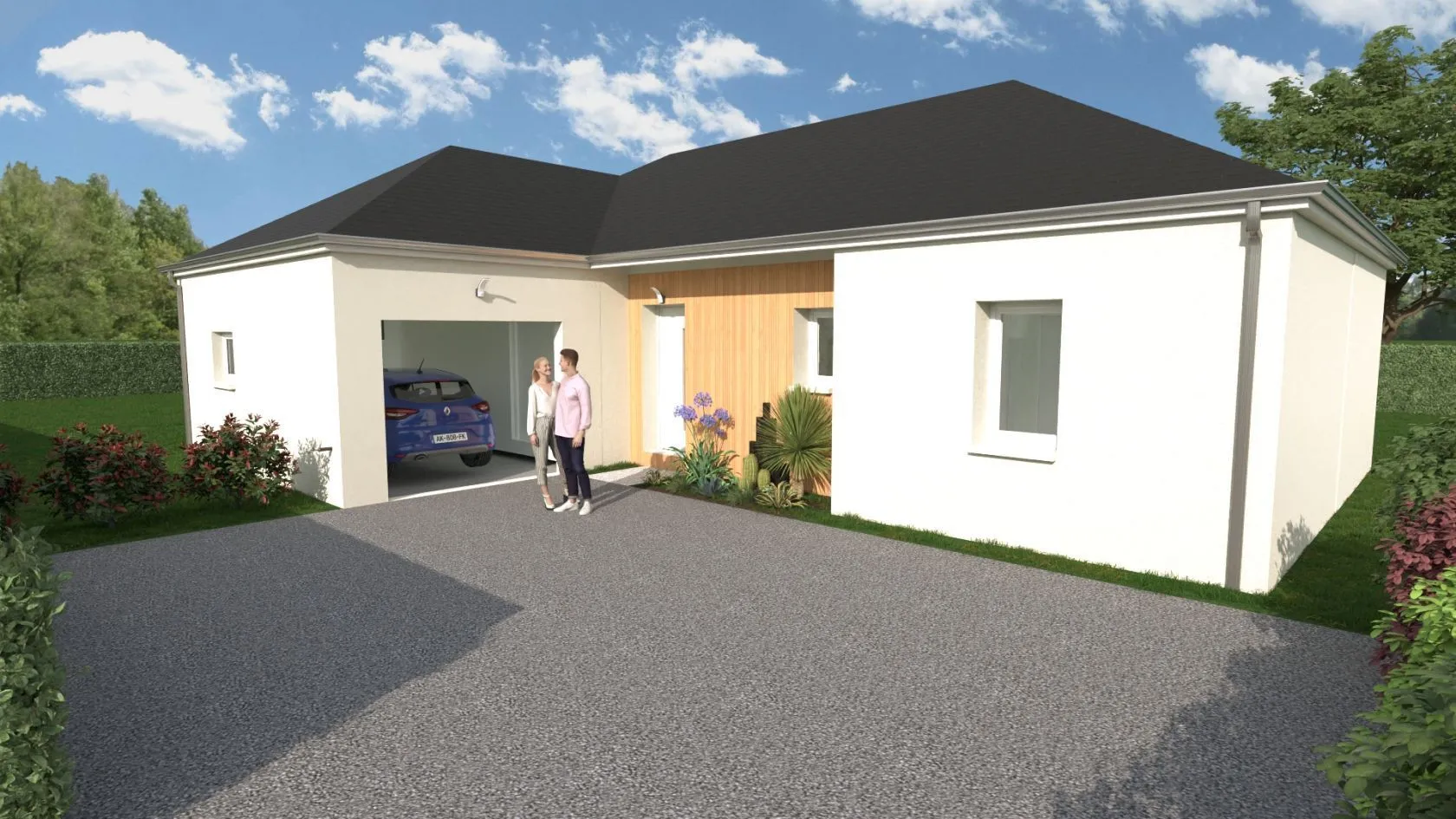 Maison neuve 92 m² à Olemps (12510)