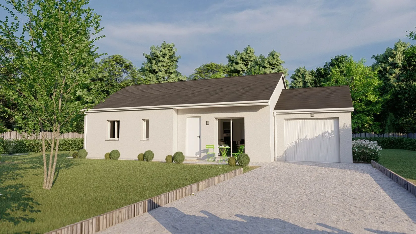 Maison neuve 87 m² à Salmiech (12120)