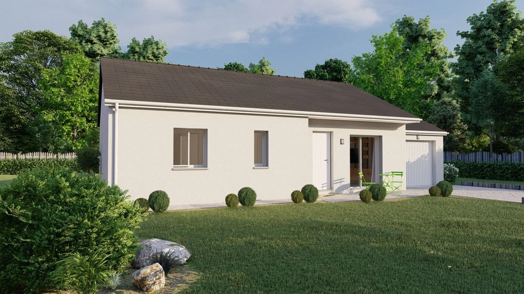 Maison neuve 87 m² à Salmiech (12120)