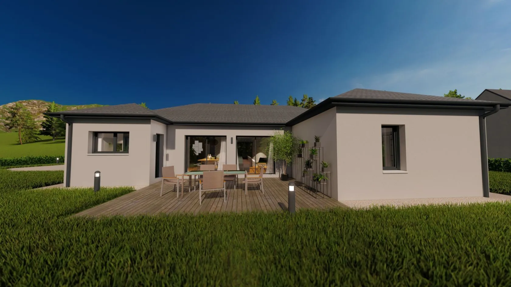 Maison neuve 116 m² à Baraqueville (12160)