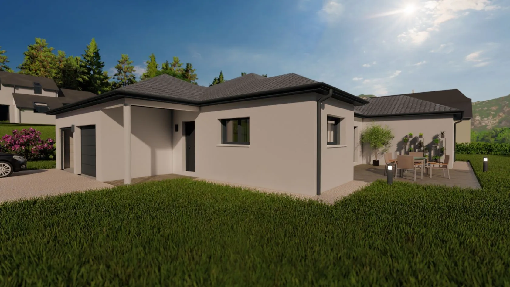 Maison neuve 116 m² à Baraqueville (12160)