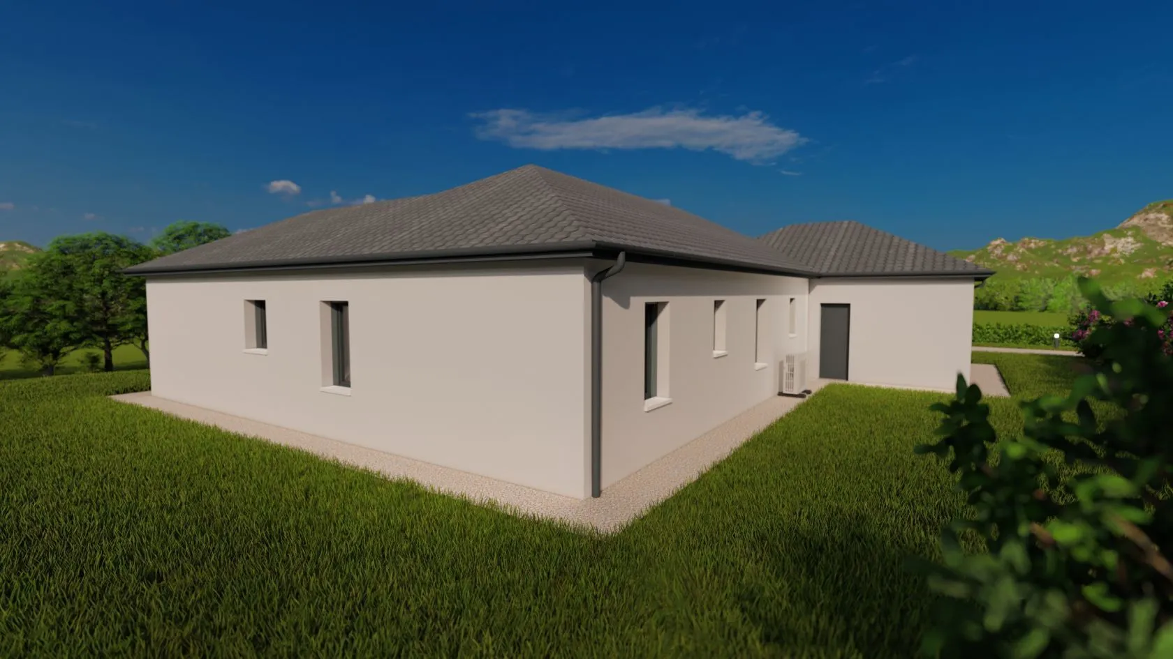 Maison neuve 116 m² à Baraqueville (12160)