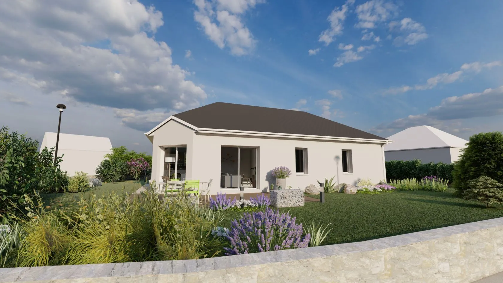 Maison neuve à Goutrens