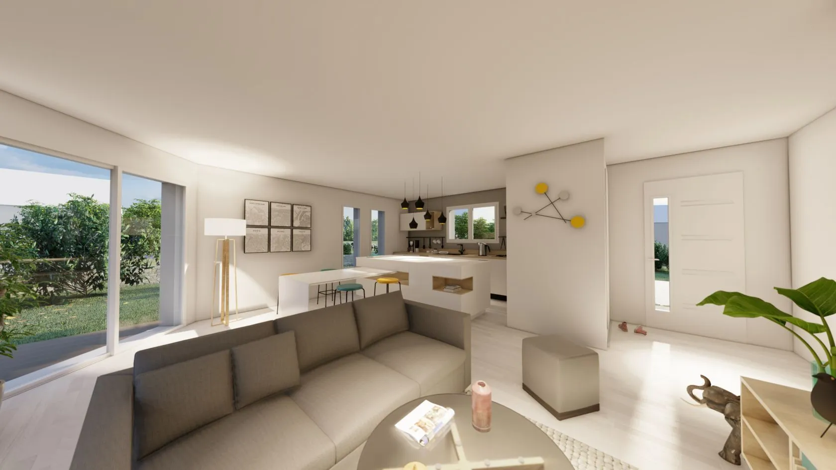 Maison neuve 96 m² à Rieupeyroux (12240)
