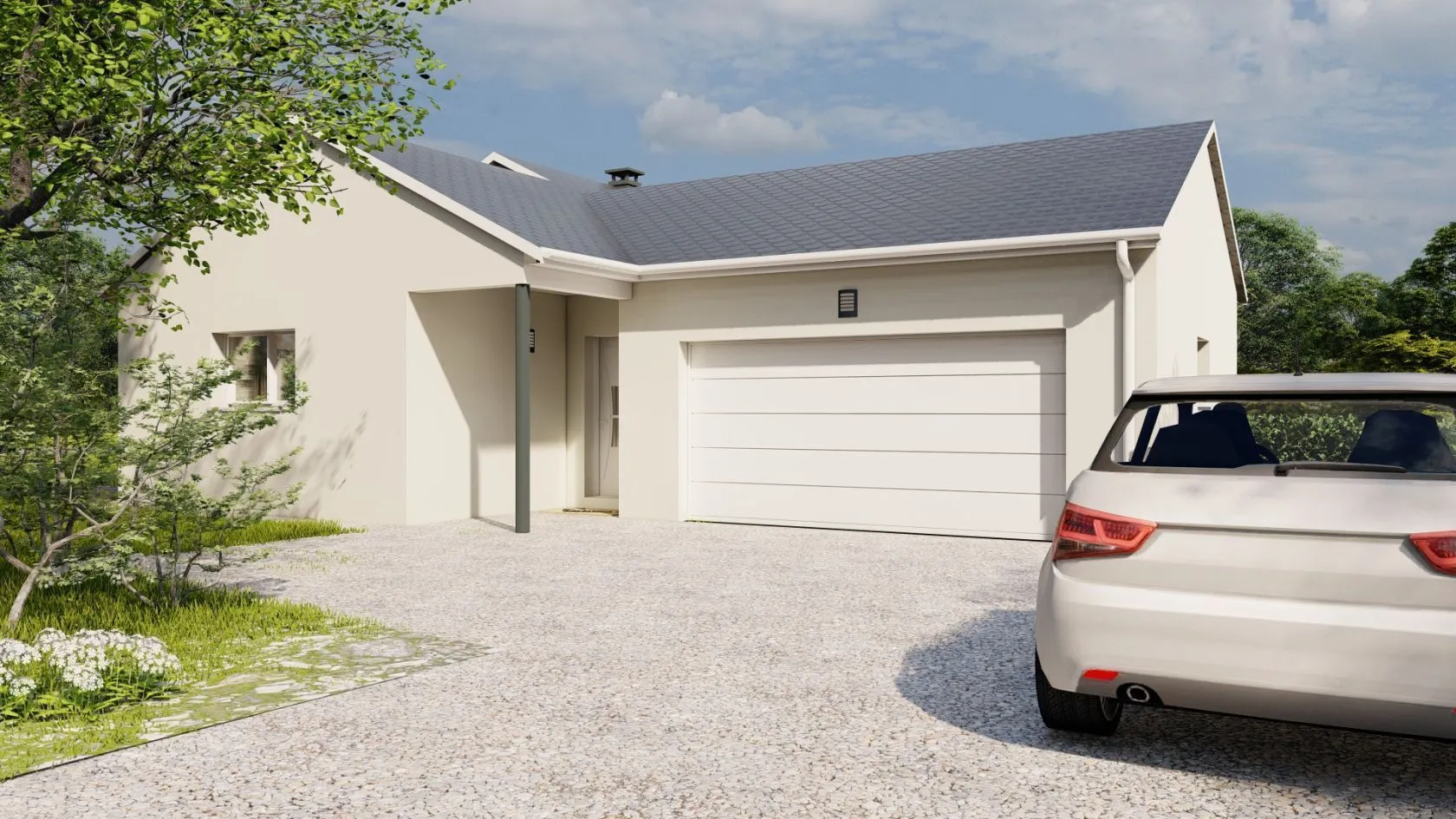 Maison neuve 100 m² à Vailhourles (12200)