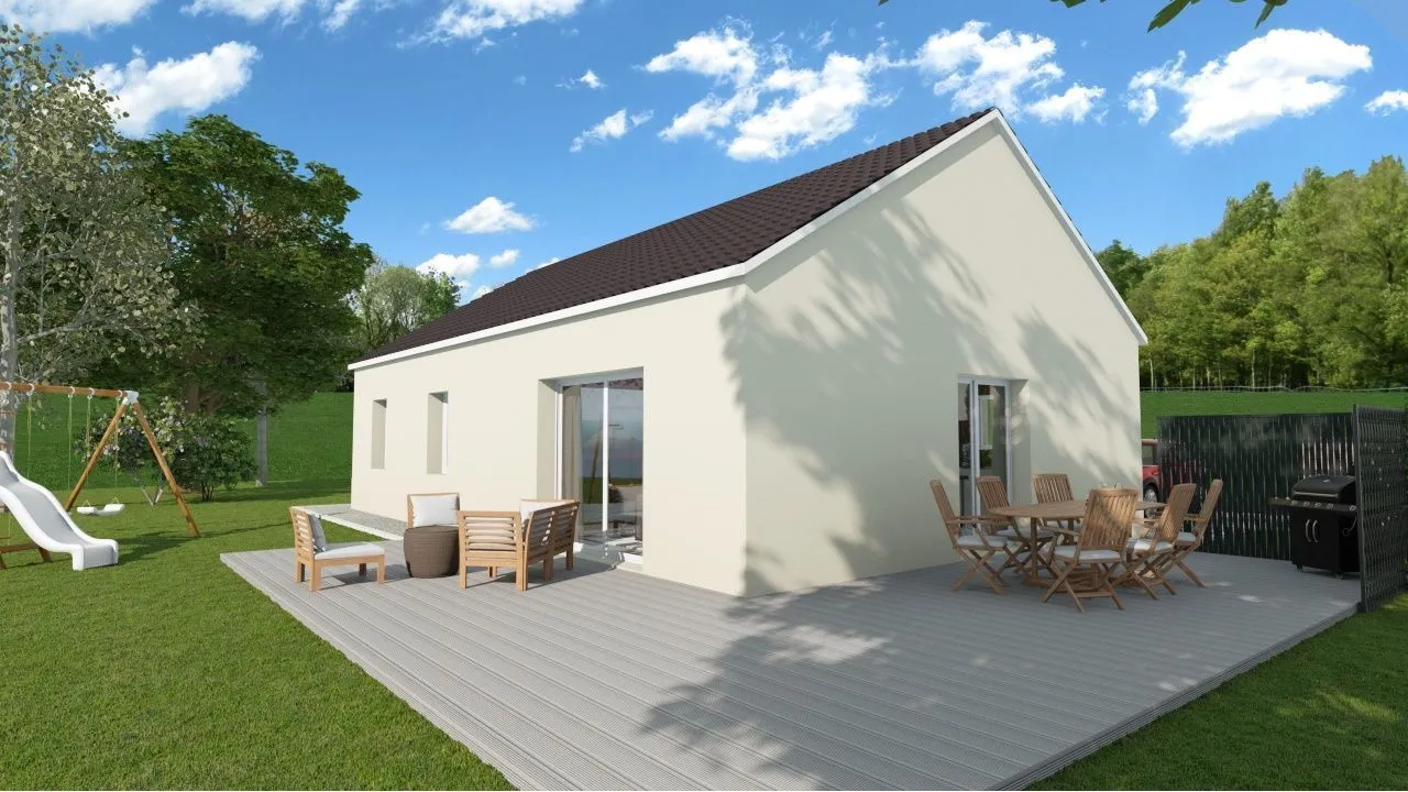 Maison neuve 86 m² à Baraqueville (12160)