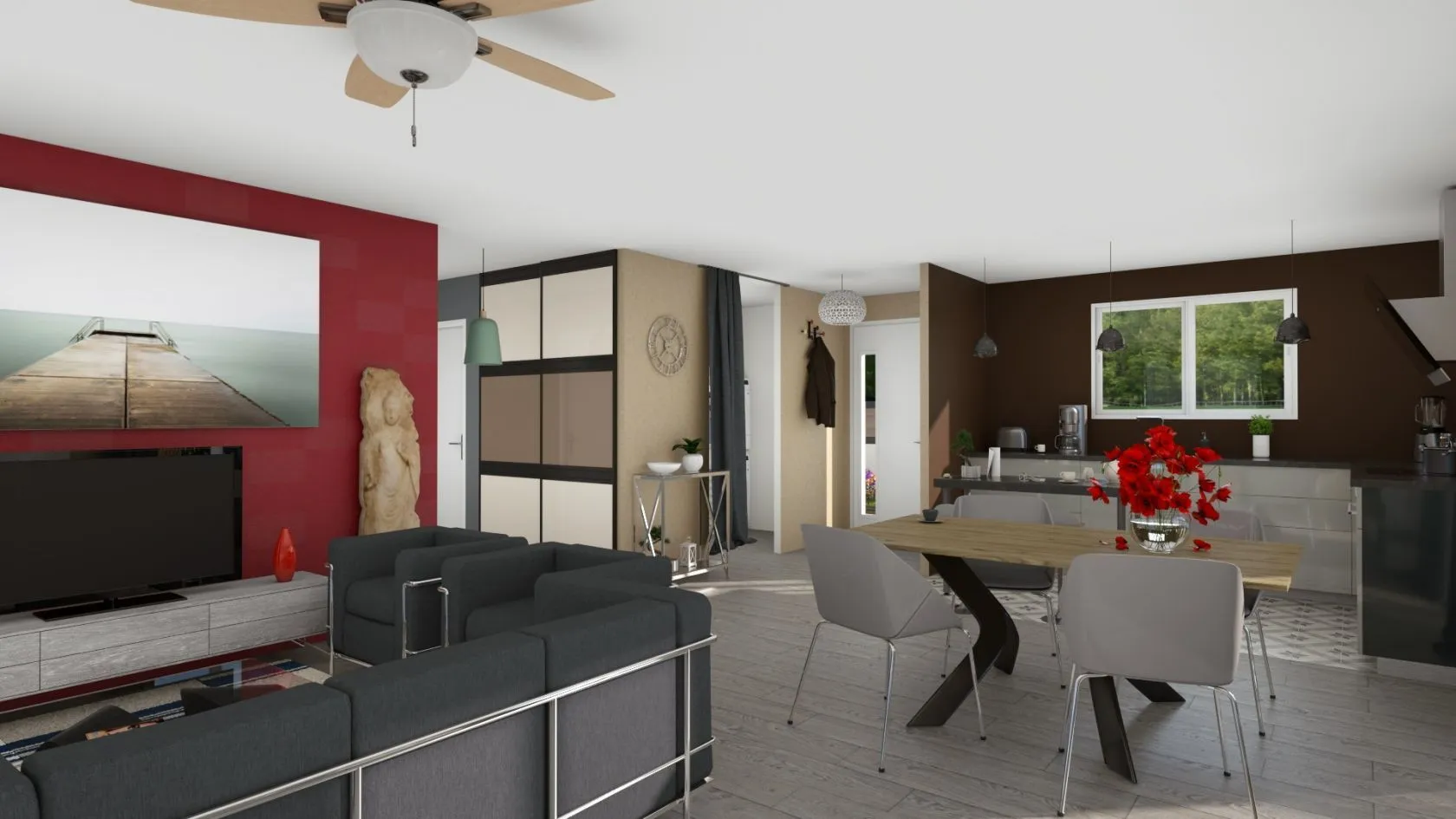 Maison neuve 86 m² à Baraqueville (12160)