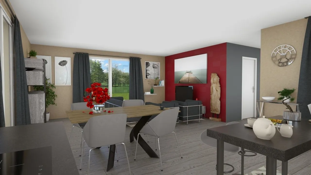 Maison neuve 86 m² à Baraqueville (12160)
