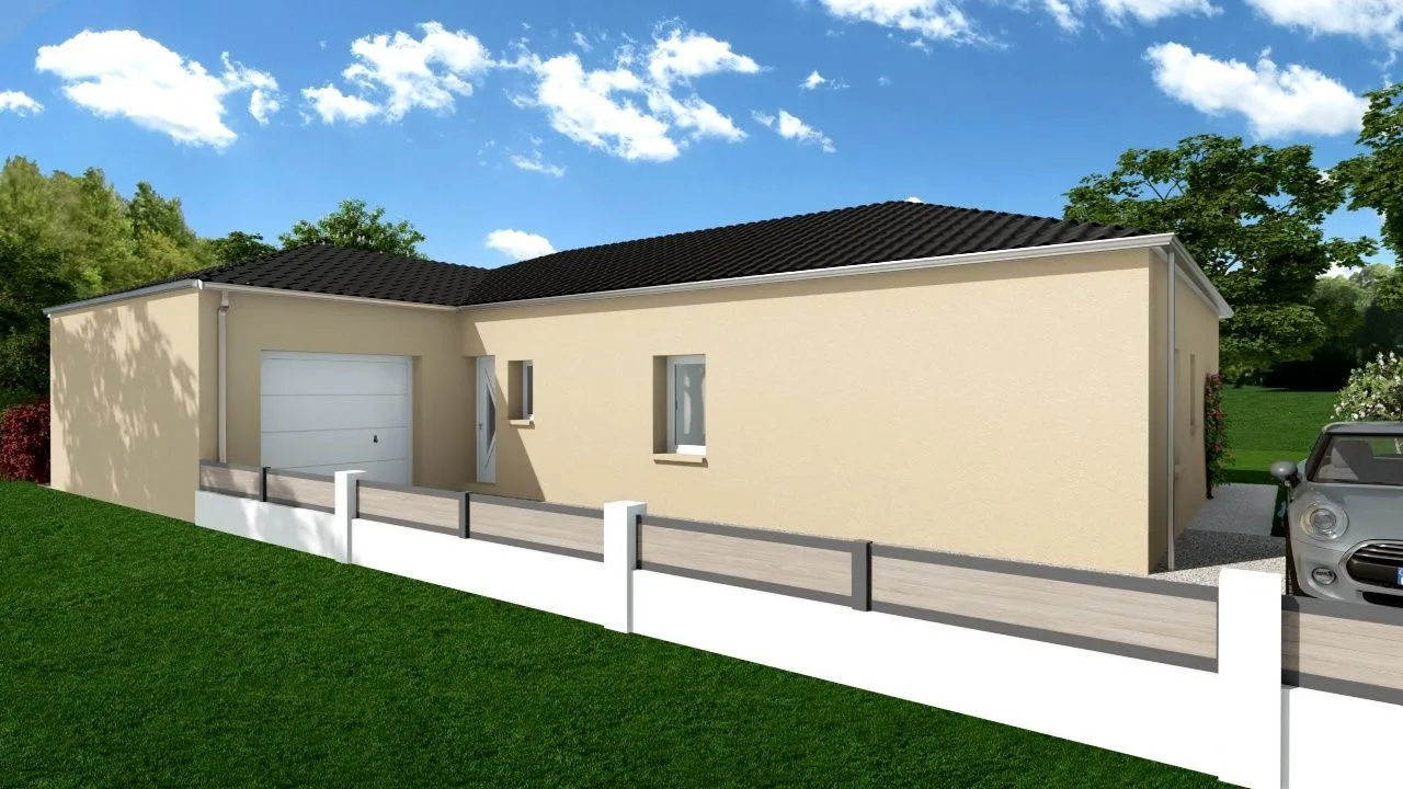 Maison neuve à Goutrens