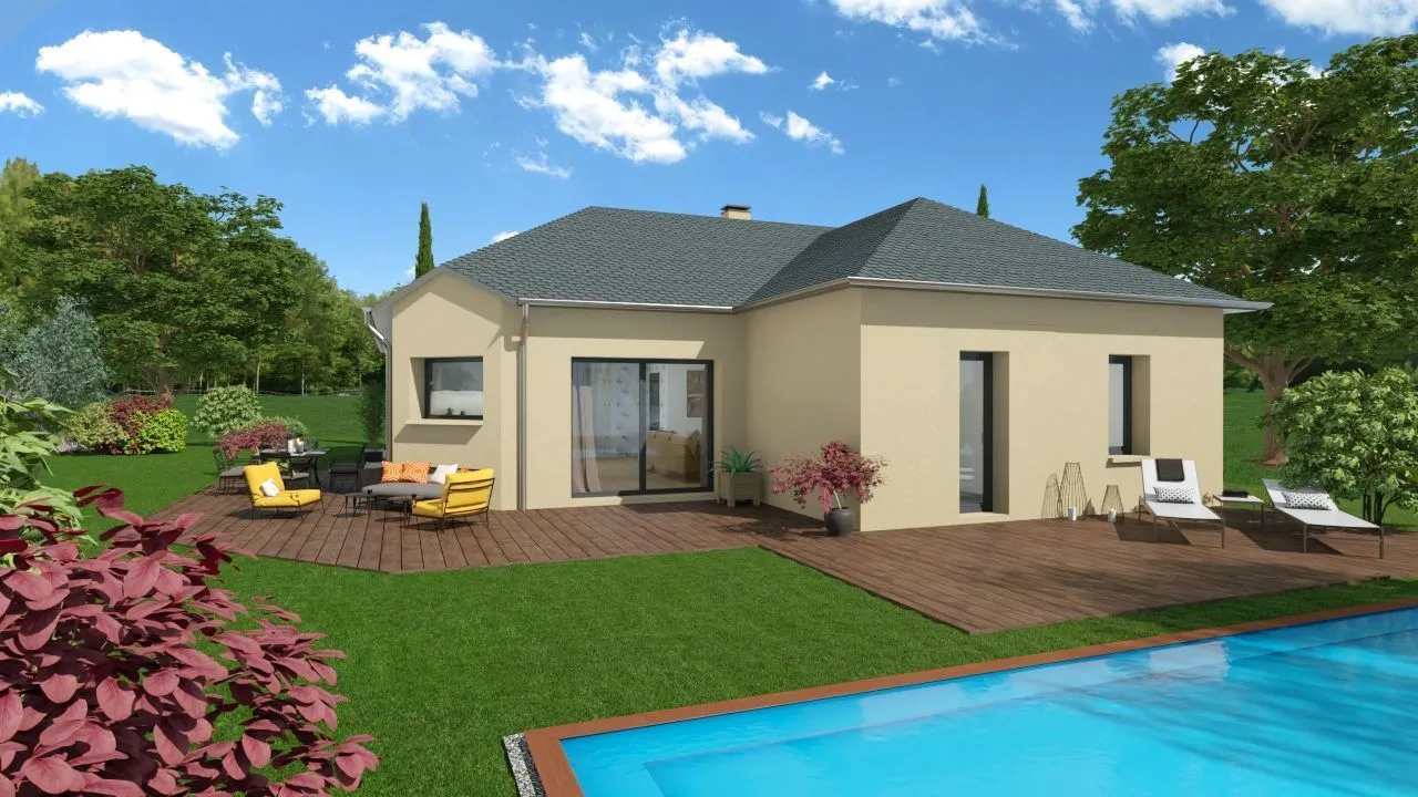Maison neuve 114 m² à Moyrazès (12160)