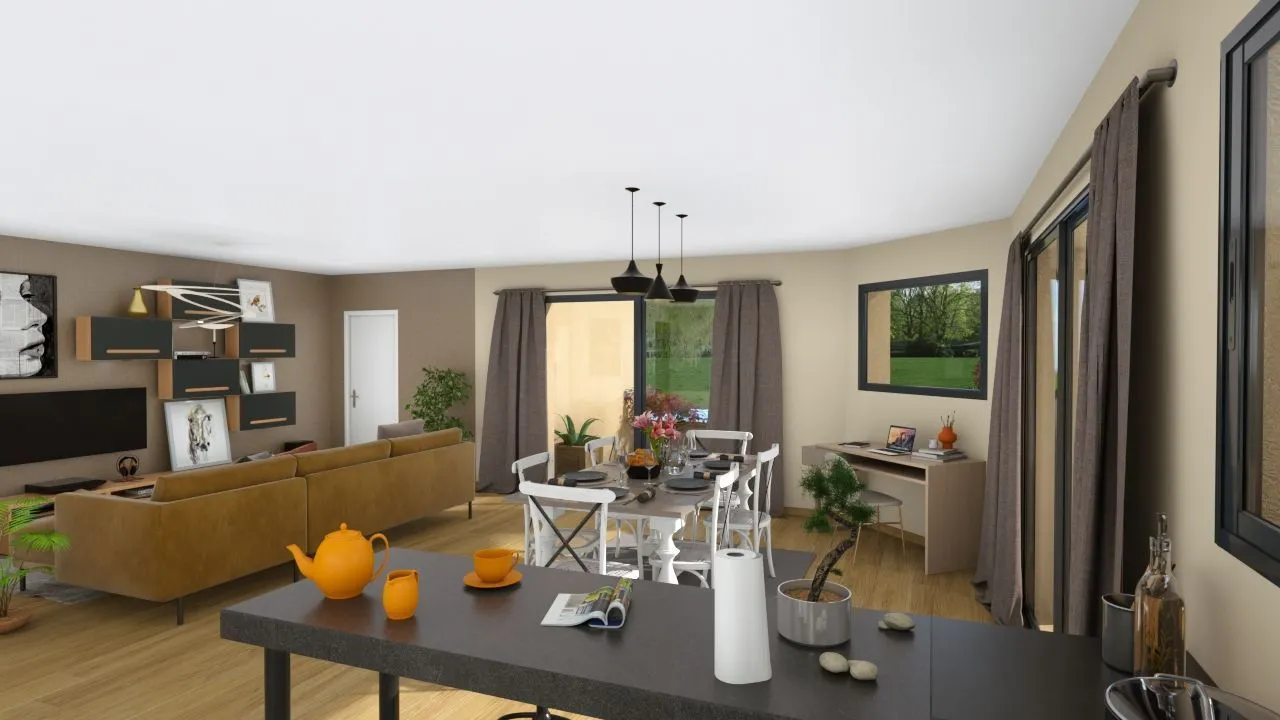 Maison neuve 114 m² à Moyrazès (12160)