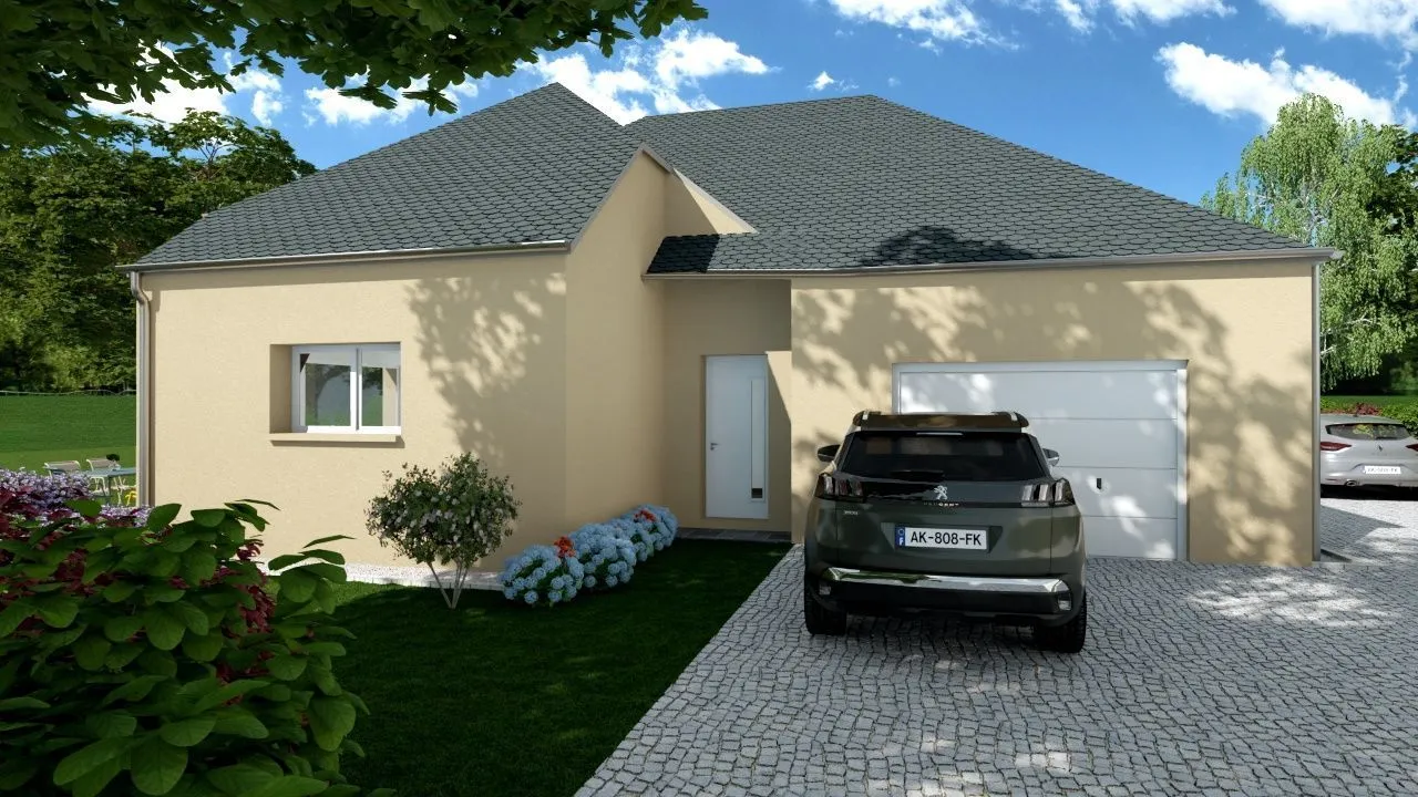 Maison neuve à Goutrens