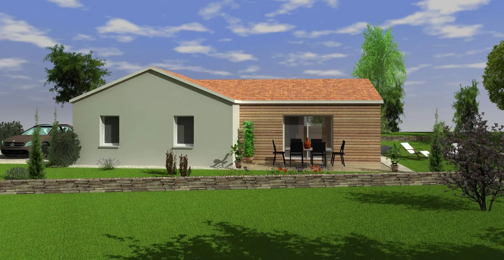 Maison neuve 83 m² à Bozouls (12340)