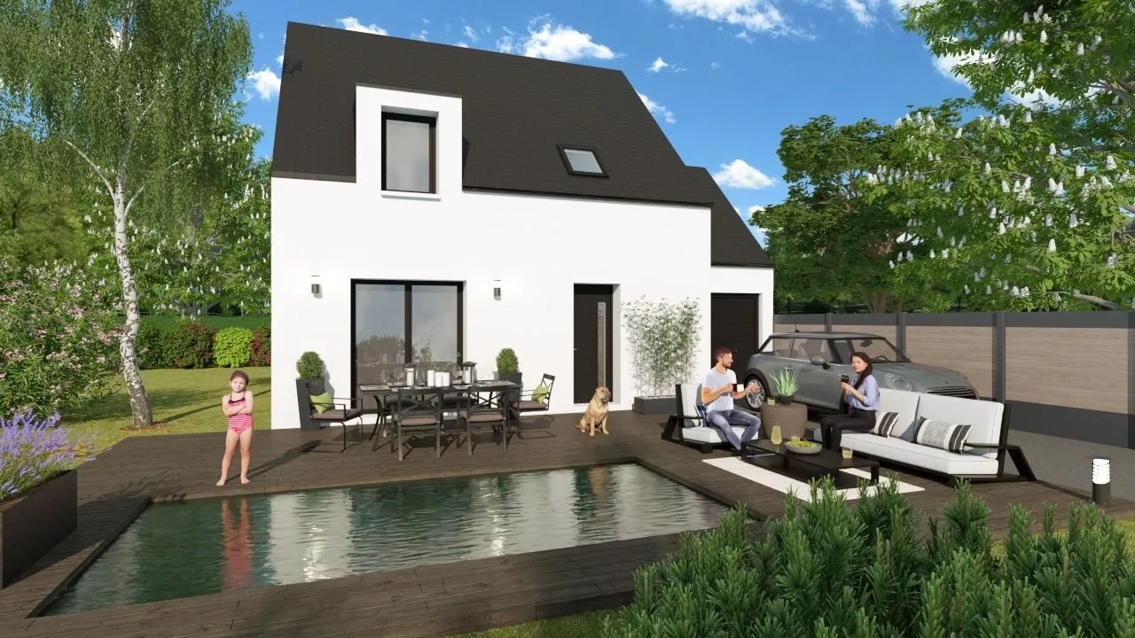 Maison neuve 80 m² à Plescop (56890)