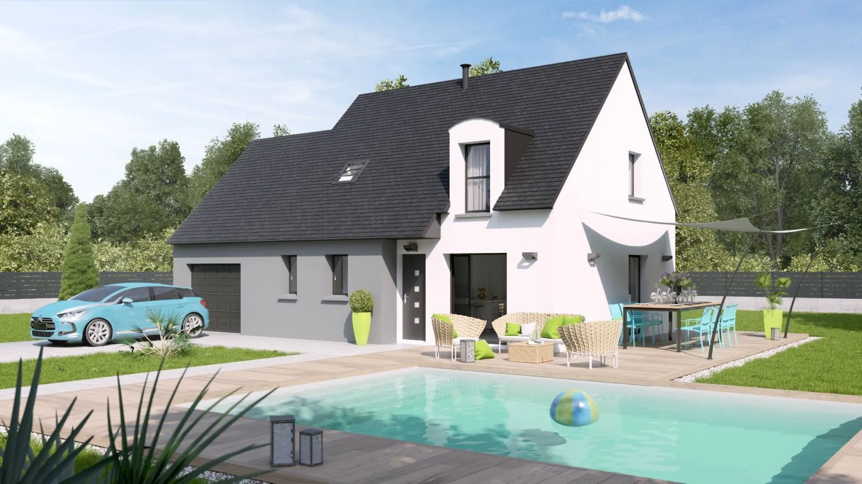 Maison neuve 115 m² à Cléguer (56620)