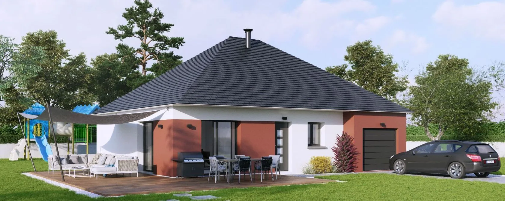 Maison neuve 99 m² à Ploërmel (56800)