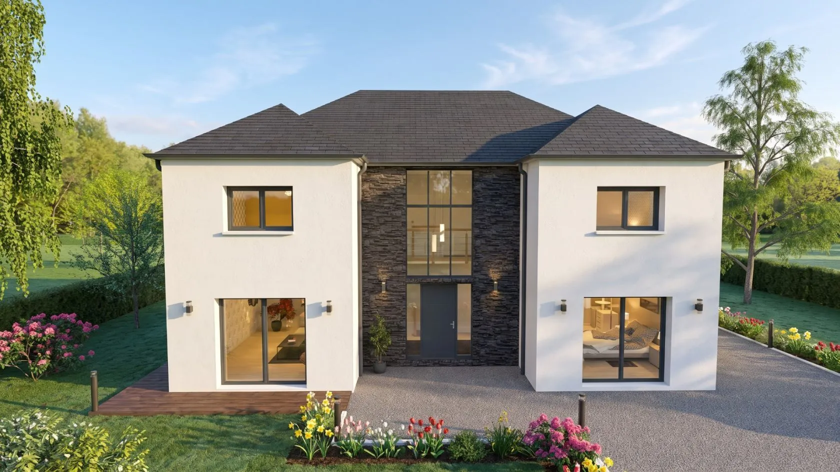 Maison neuve 160 m² à Mareil-le-Guyon (78490)
