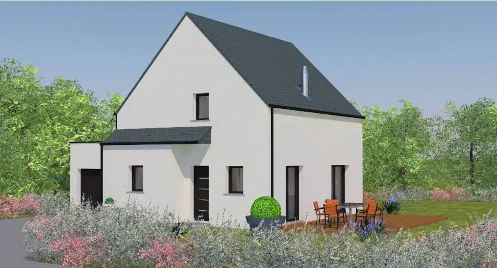 Maison neuve 105 m² à Sainte-Hélène (56700)