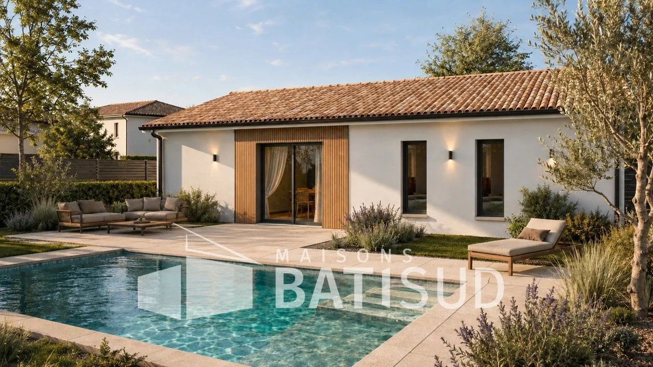 Maison neuve 90 m² à Martignas-sur-Jalle (33127)