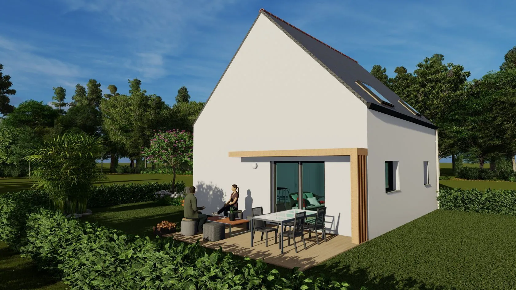 Maison neuve 90 m² au Hézo (56450)