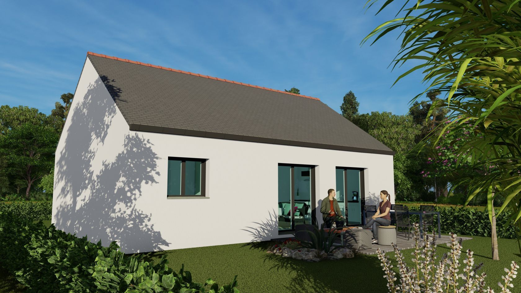 Maison neuve 75 m² à Plaudren (56420)