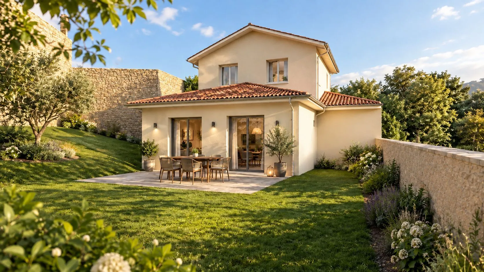 Maison neuve 90 m² à Civrieux-d'Azergues (69380)