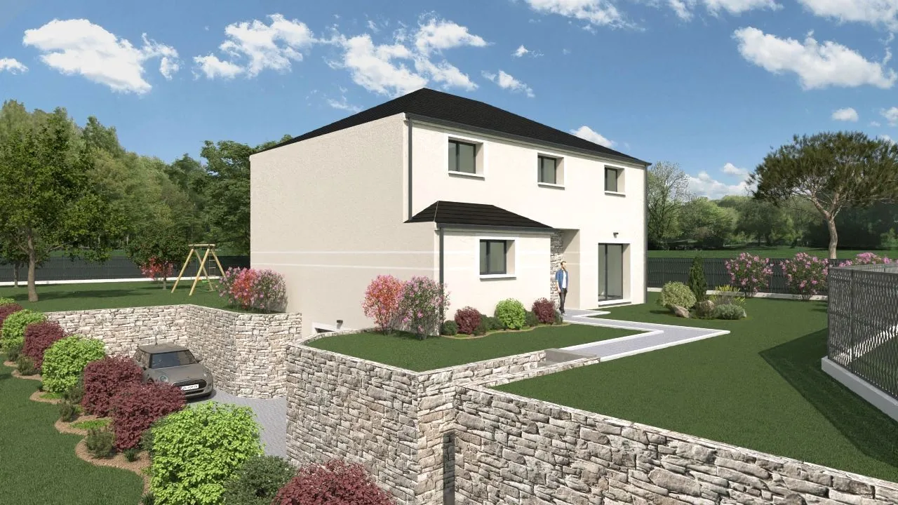 Modèle de 180 m² avec sous-sol à 360 000,00 € — modèle de maison