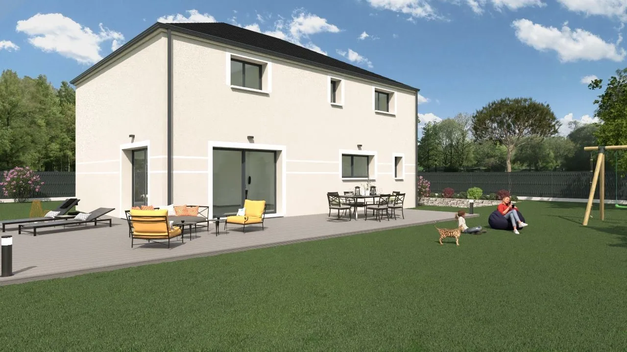 Modèle de 180 m² avec sous-sol à 360 000,00 € — modèle de maison