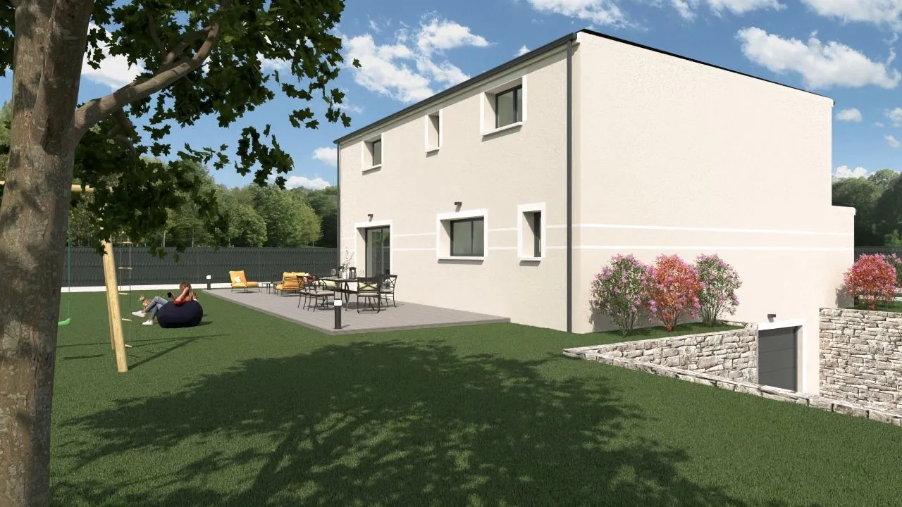 Modèle de 180 m² avec sous-sol à 360 000,00 € — modèle de maison