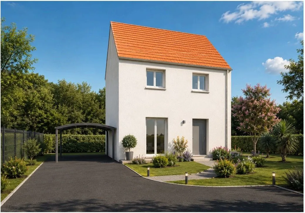 R+1 Coquelicot 90 — modèle de maison