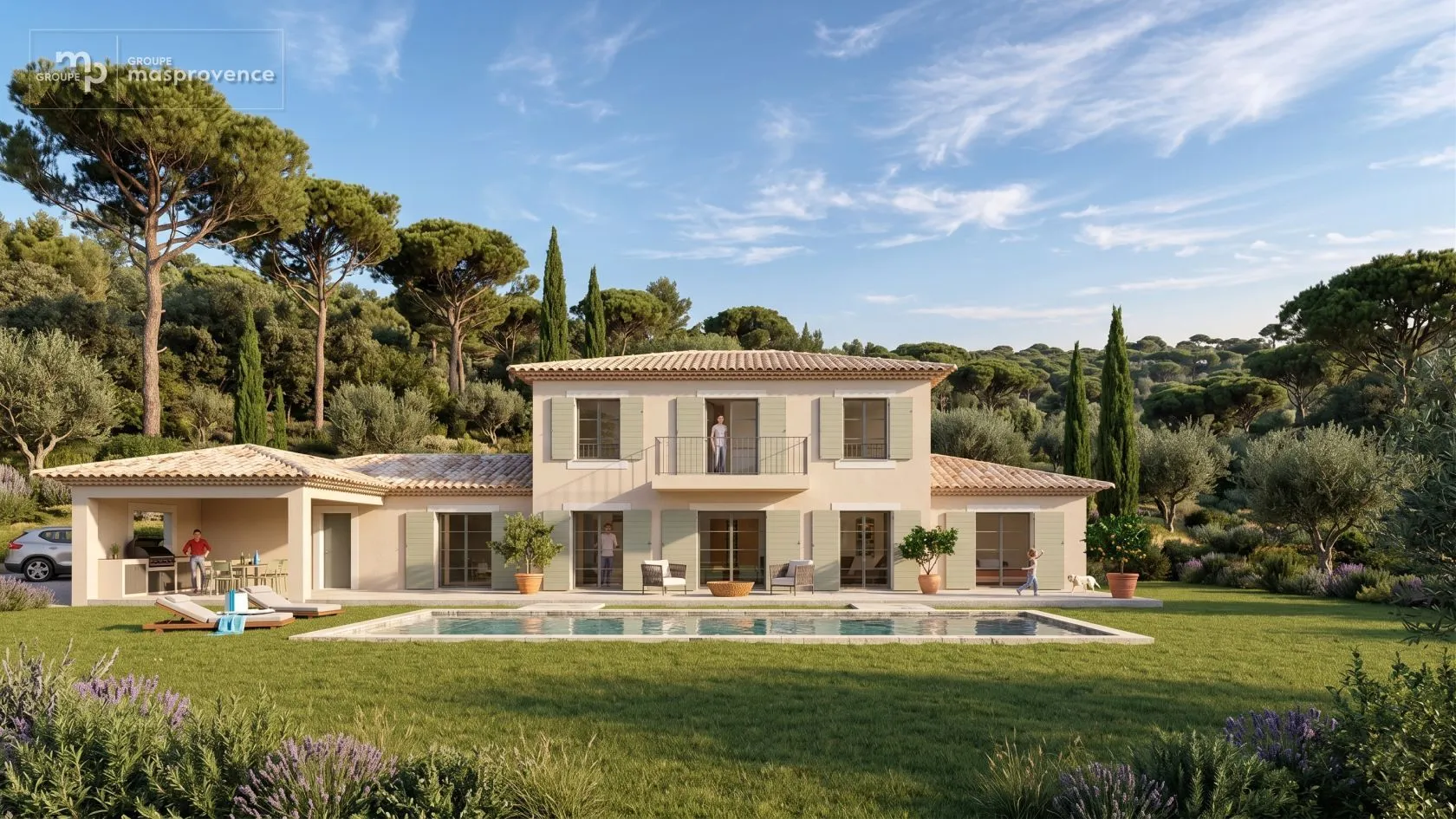 Bastide Provencale — modèle de maison