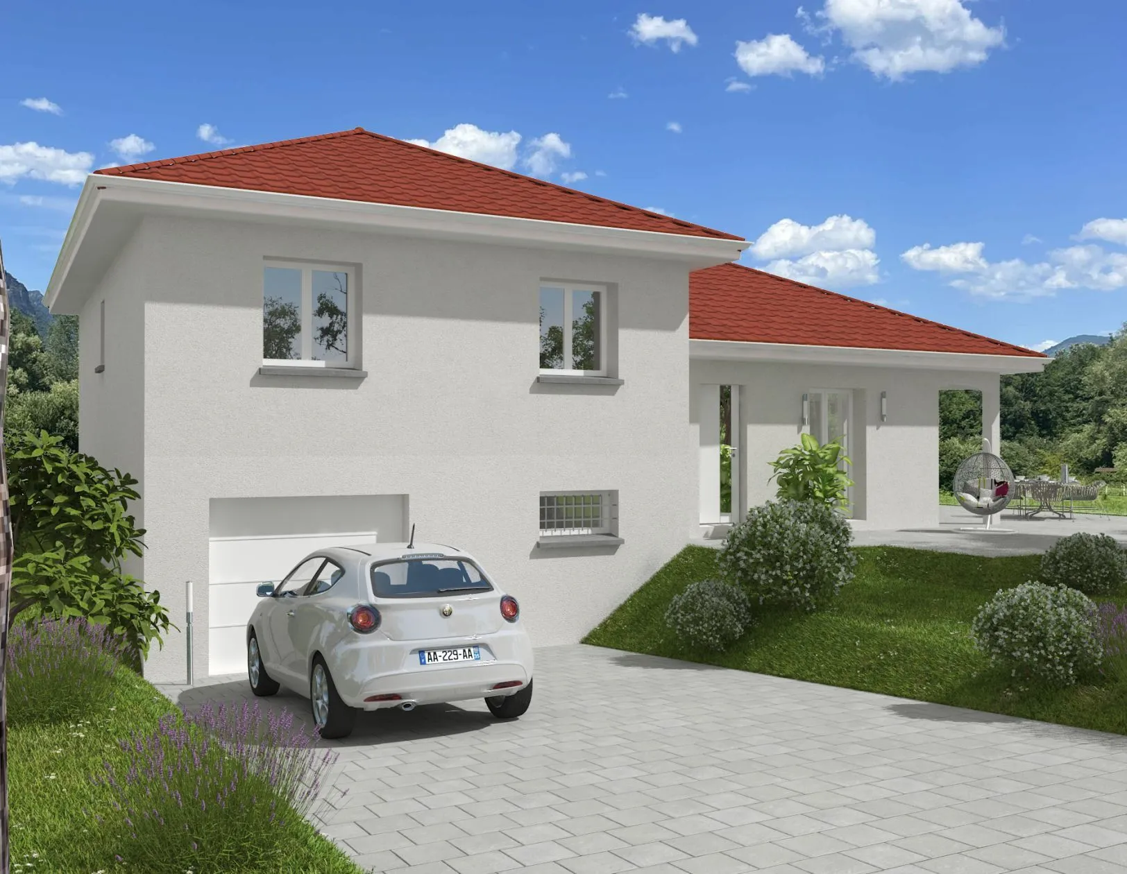 Maison neuve 102 m² à Saint-Jean-de-Moirans (38430)