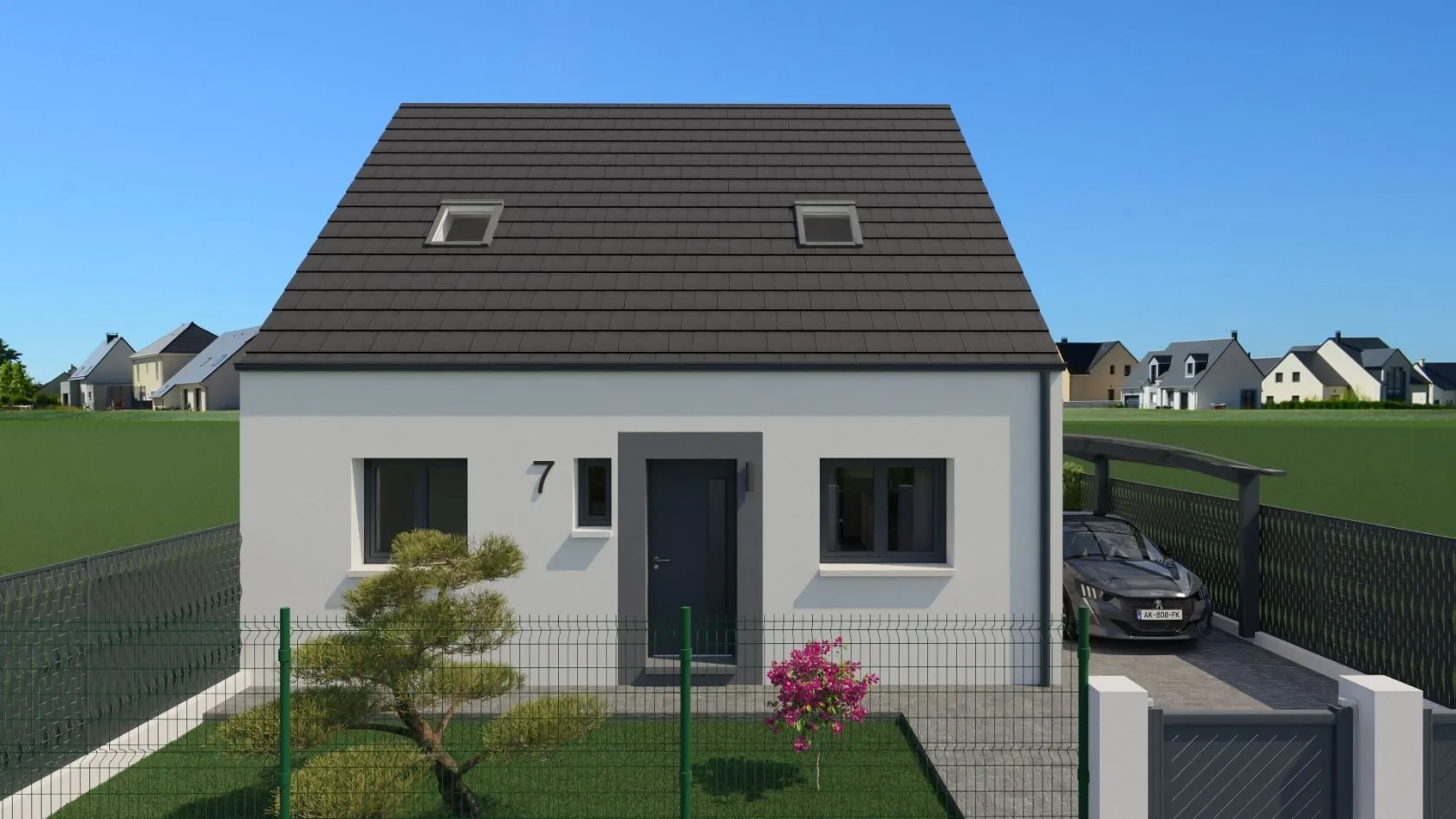 Maison neuve 83 m² à Pont-de-Metz (80480)