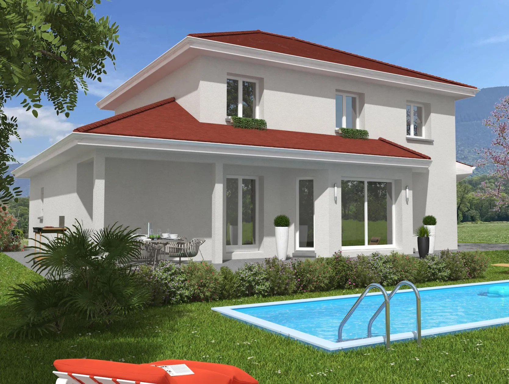 Maison neuve 137 m² à Saint-Martin-d'Uriage (38410)