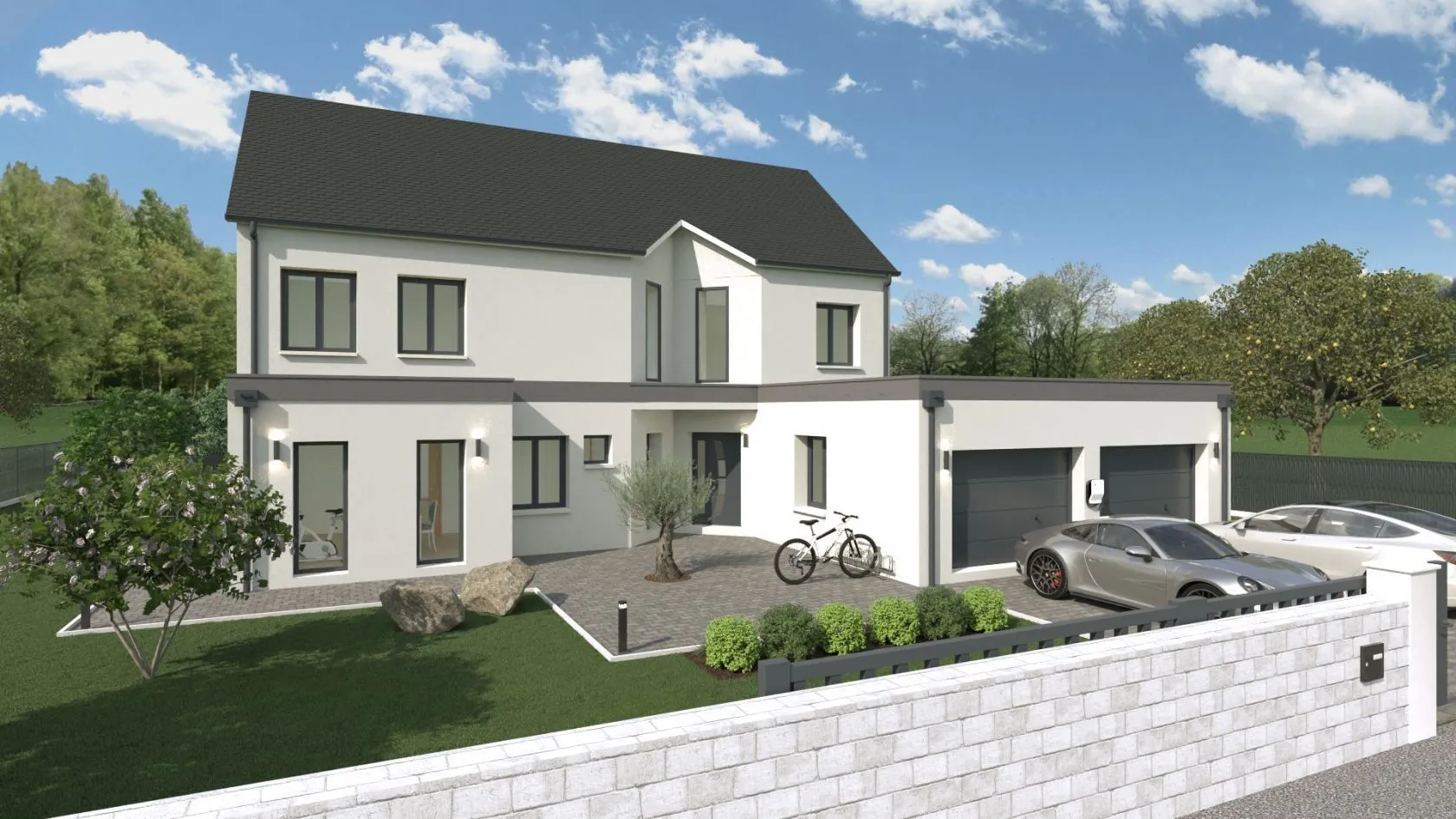 Maison neuve 83 m² à Saint-Fuscien (80680)