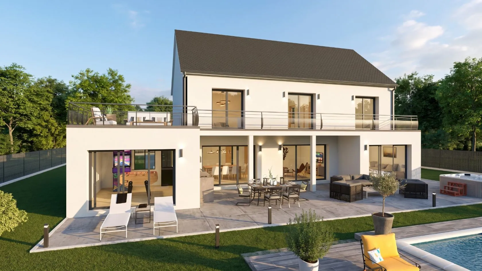 Maison neuve 83 m² à Saint-Fuscien (80680)