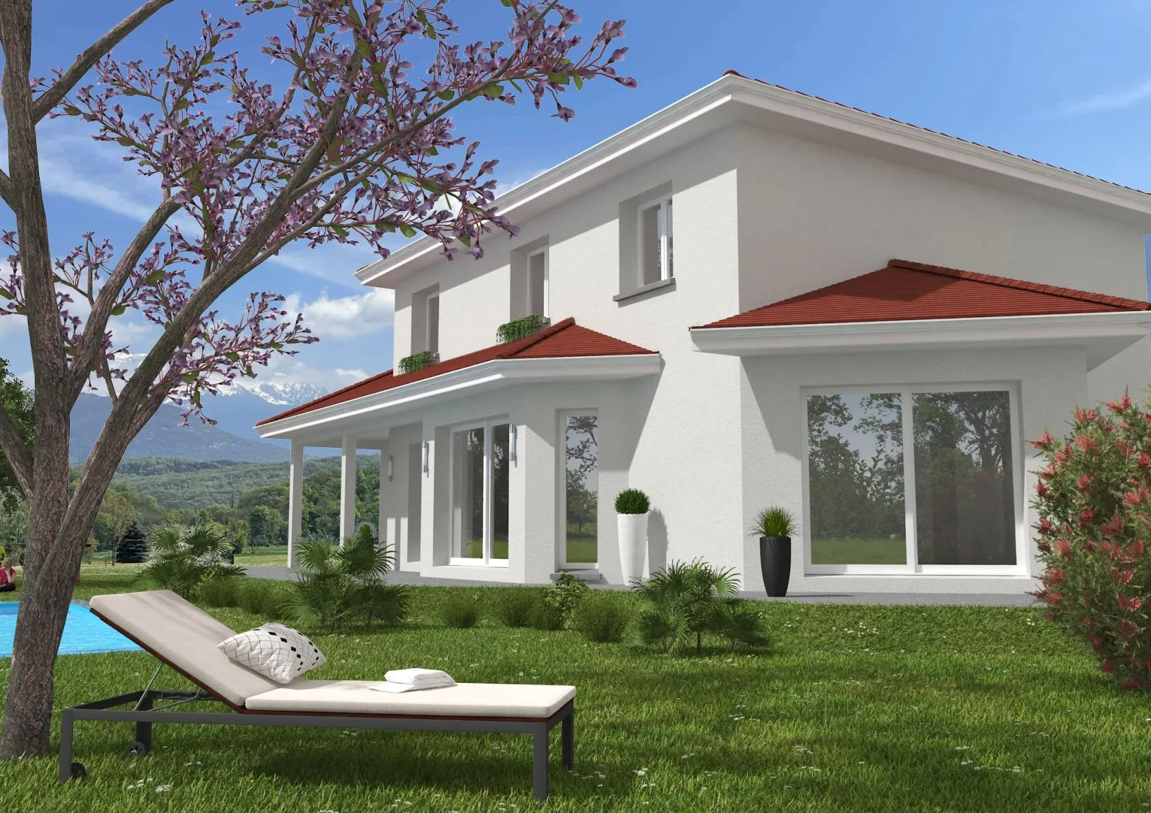 Maison neuve 137 m² à Saint-Martin-d'Uriage (38410)