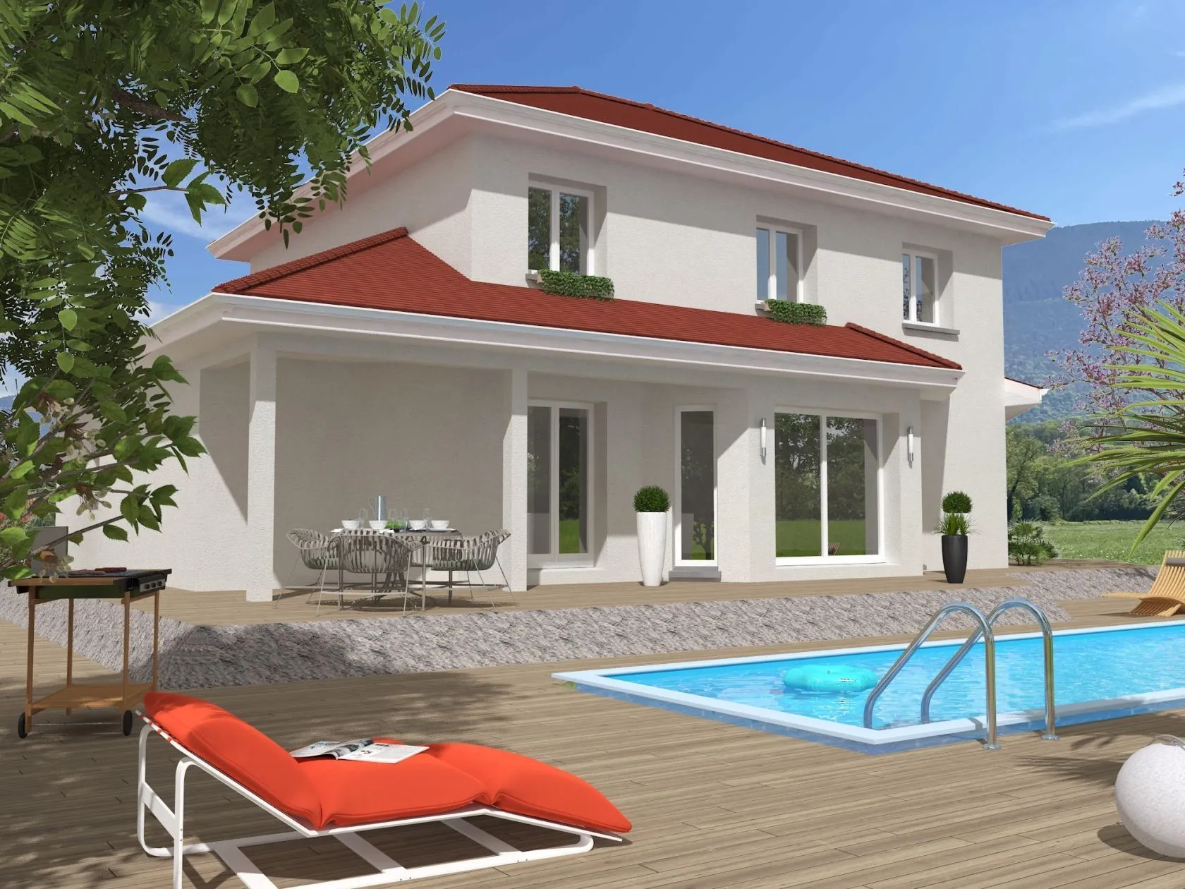 Maison neuve 137 m² à Saint-Martin-d'Uriage (38410)