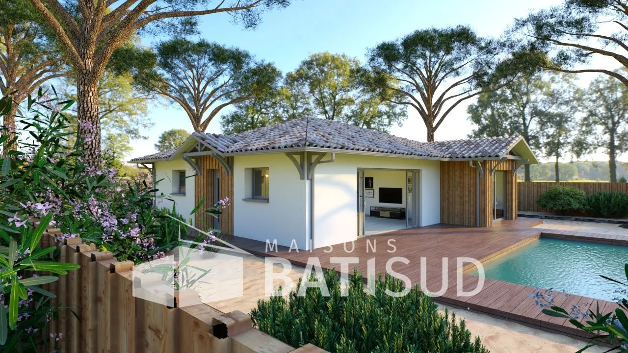 Maison neuve 90 m² à Gujan-Mestras (33470)