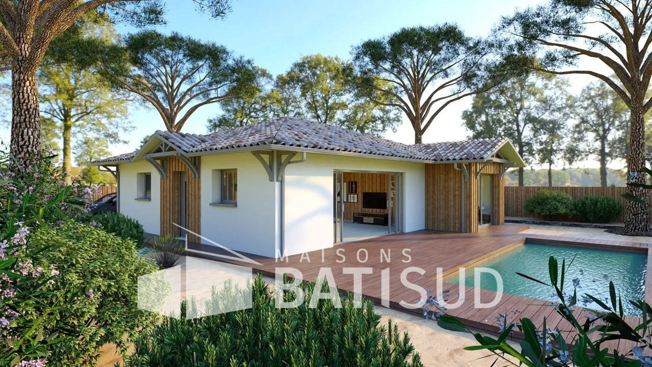 Maison neuve 90 m² à Gujan-Mestras (33470)